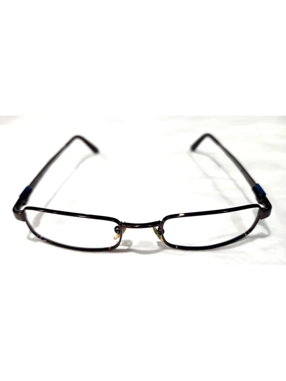 Ray Ban RB6076 2511 Brown Metal Blue Rectangular Eyeglasses 49-19 135